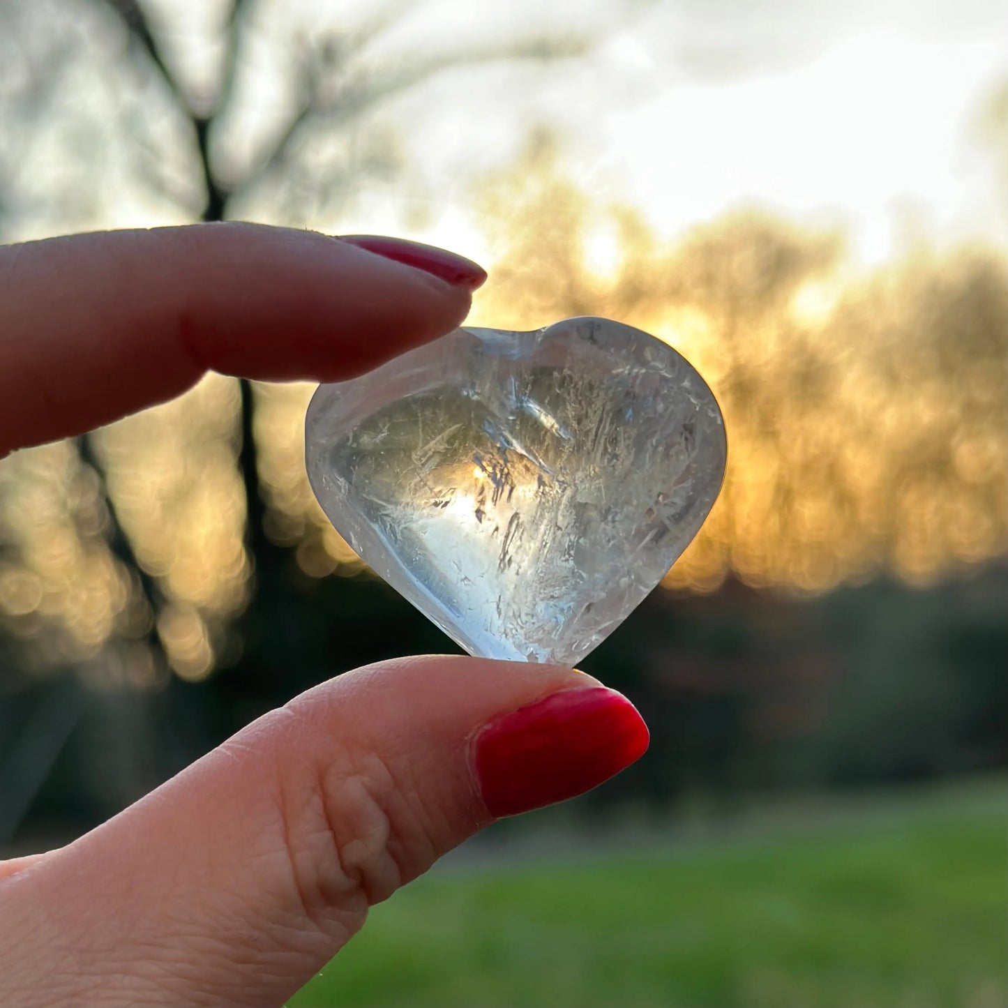 Clear Quartz Heart