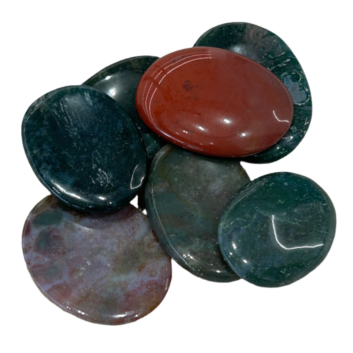 Bloodstone Worry Stone