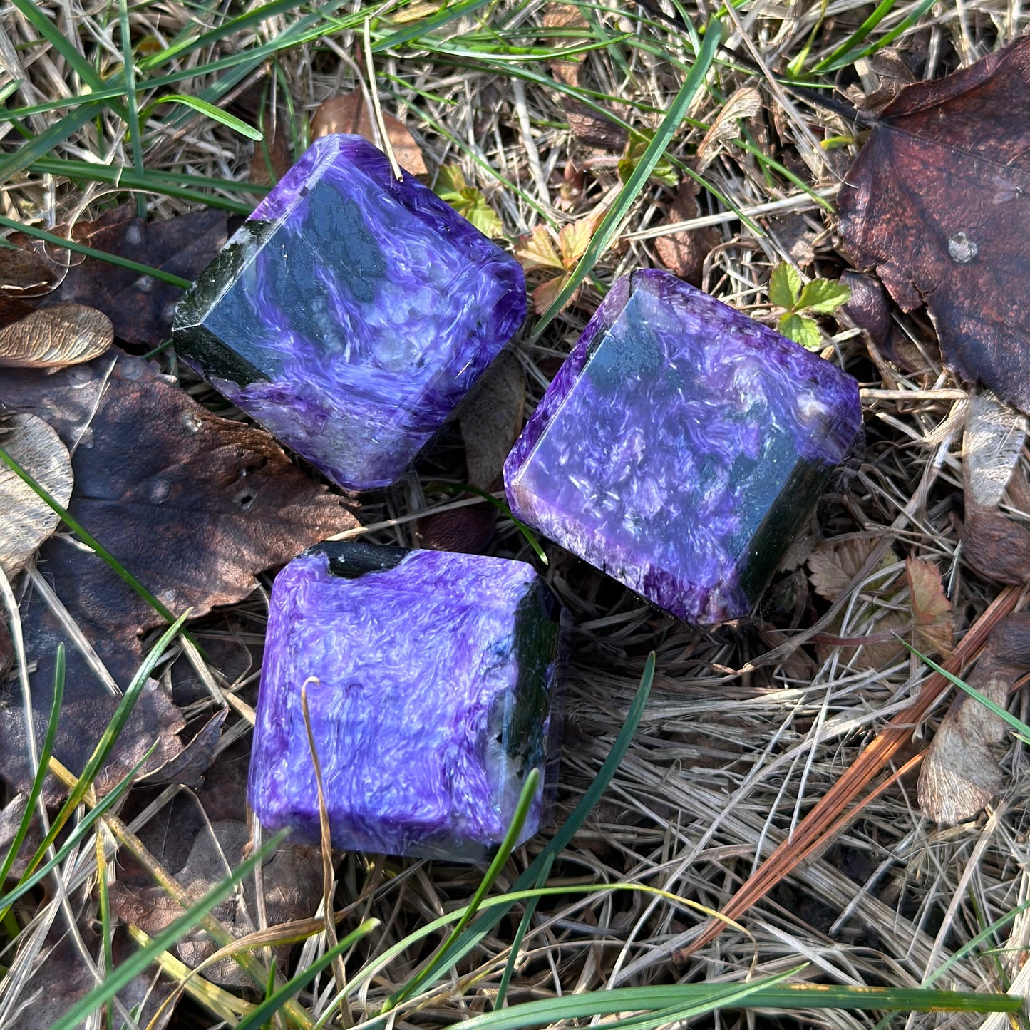 Charoite Cube