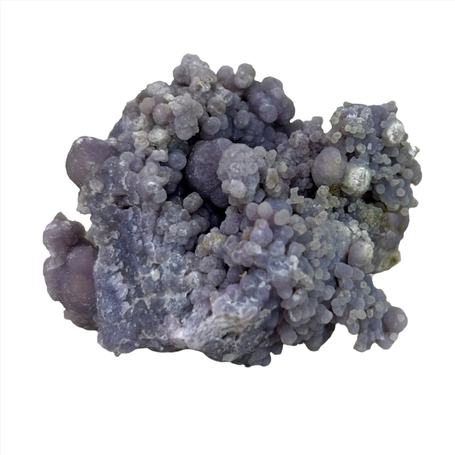 Grape Agate Free Form cluster, known for healing properties, aids purification and stress relief, 89g, ideal for meditation.