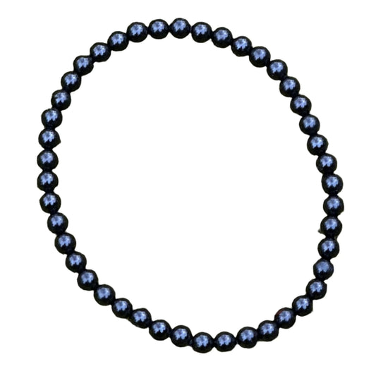 Black Tourmaline Bracelet 4mm