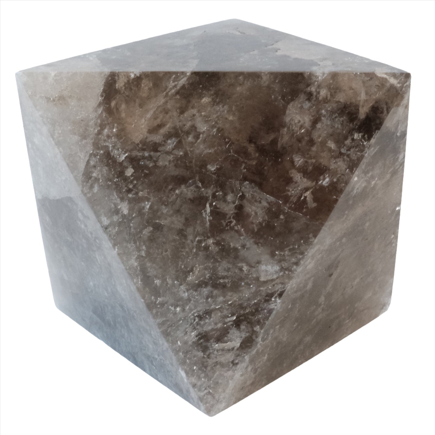 Smoky Quartz Geometric Form 1205g