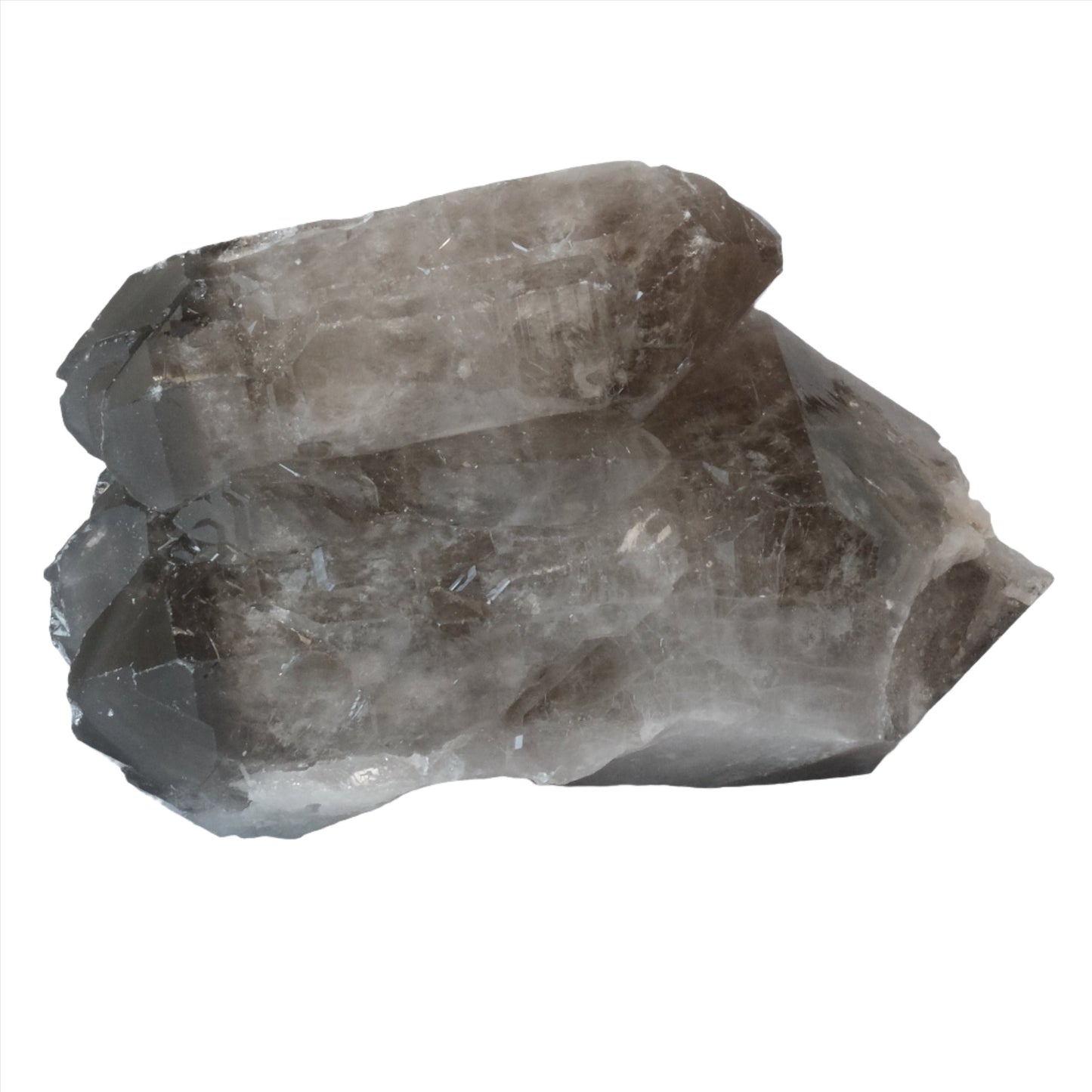 Smoky Quartz Point Cluster