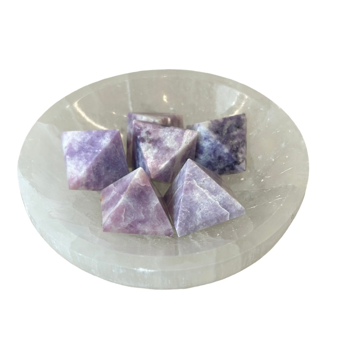 Lepidolite Mini Pyramid