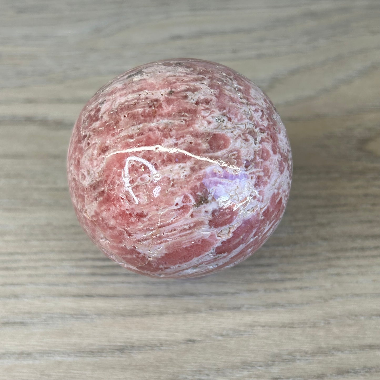 Rhodochrosite Sphere 395g