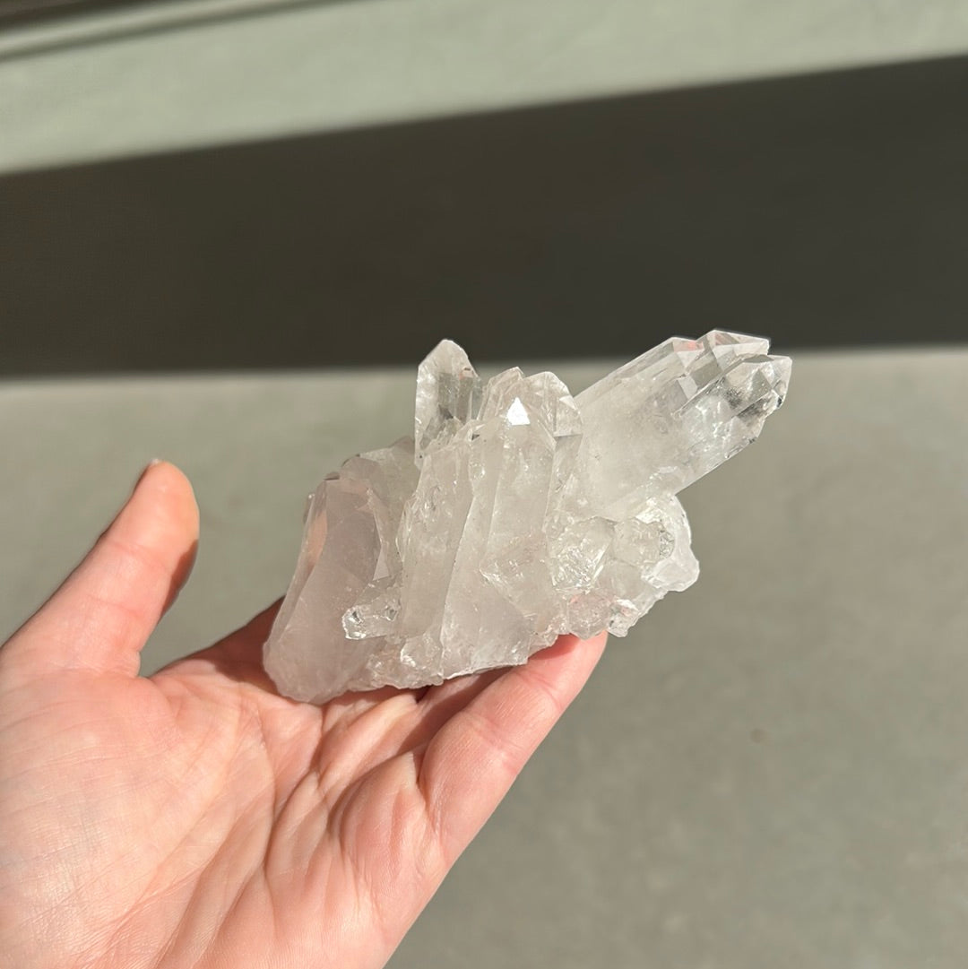 Clear Quartz Cluster 227g