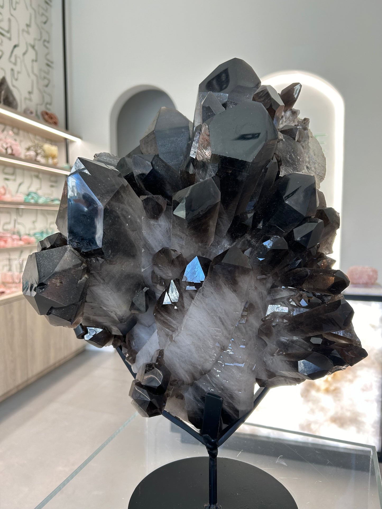 Smoky Quartz Cluster