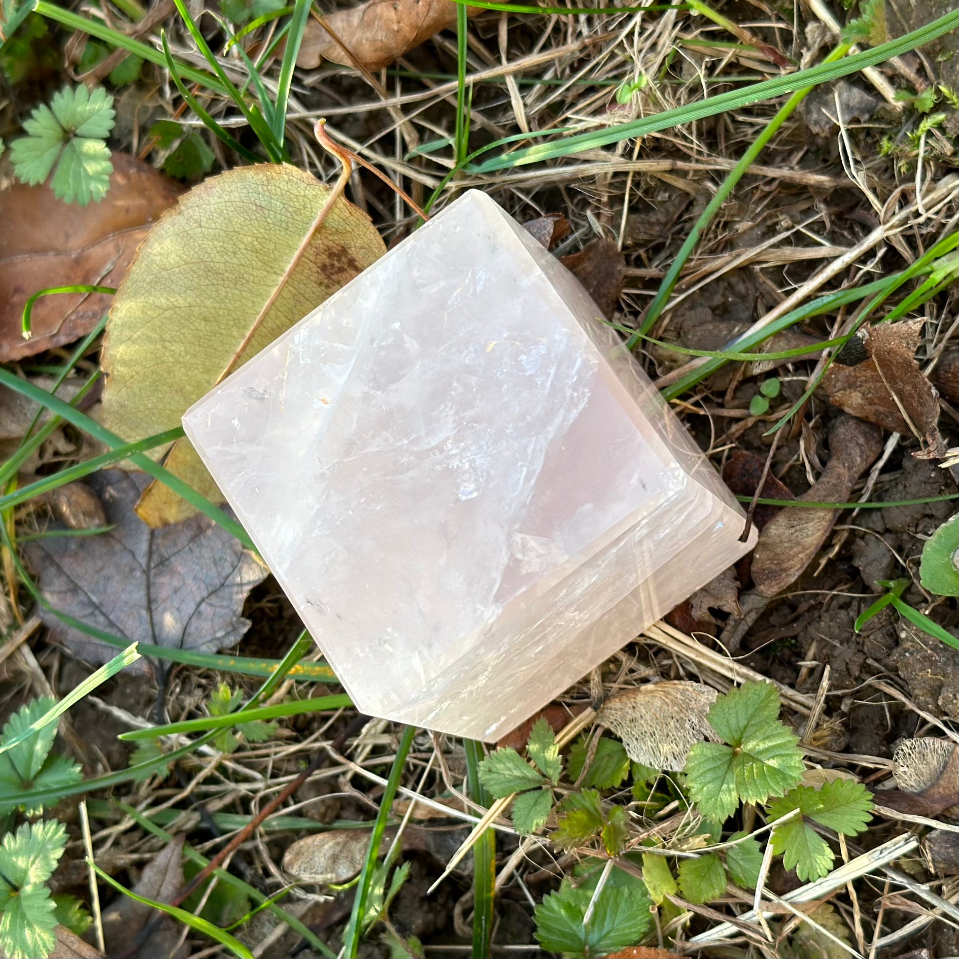 Rose Quartz Cube 230g