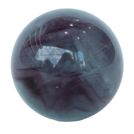 Watermelon Fluorite Sphere 452g