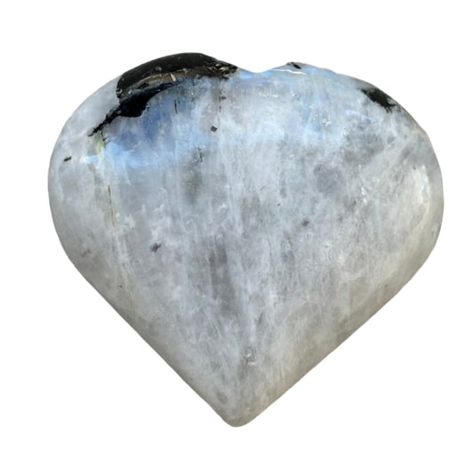 Rainbow Moonstone Heart