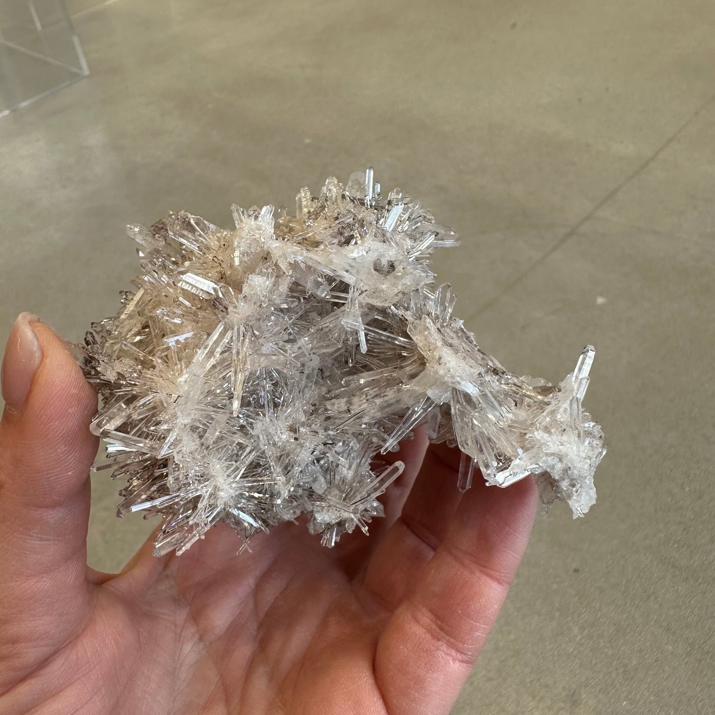 Clear Quartz Needle Cluster 180g