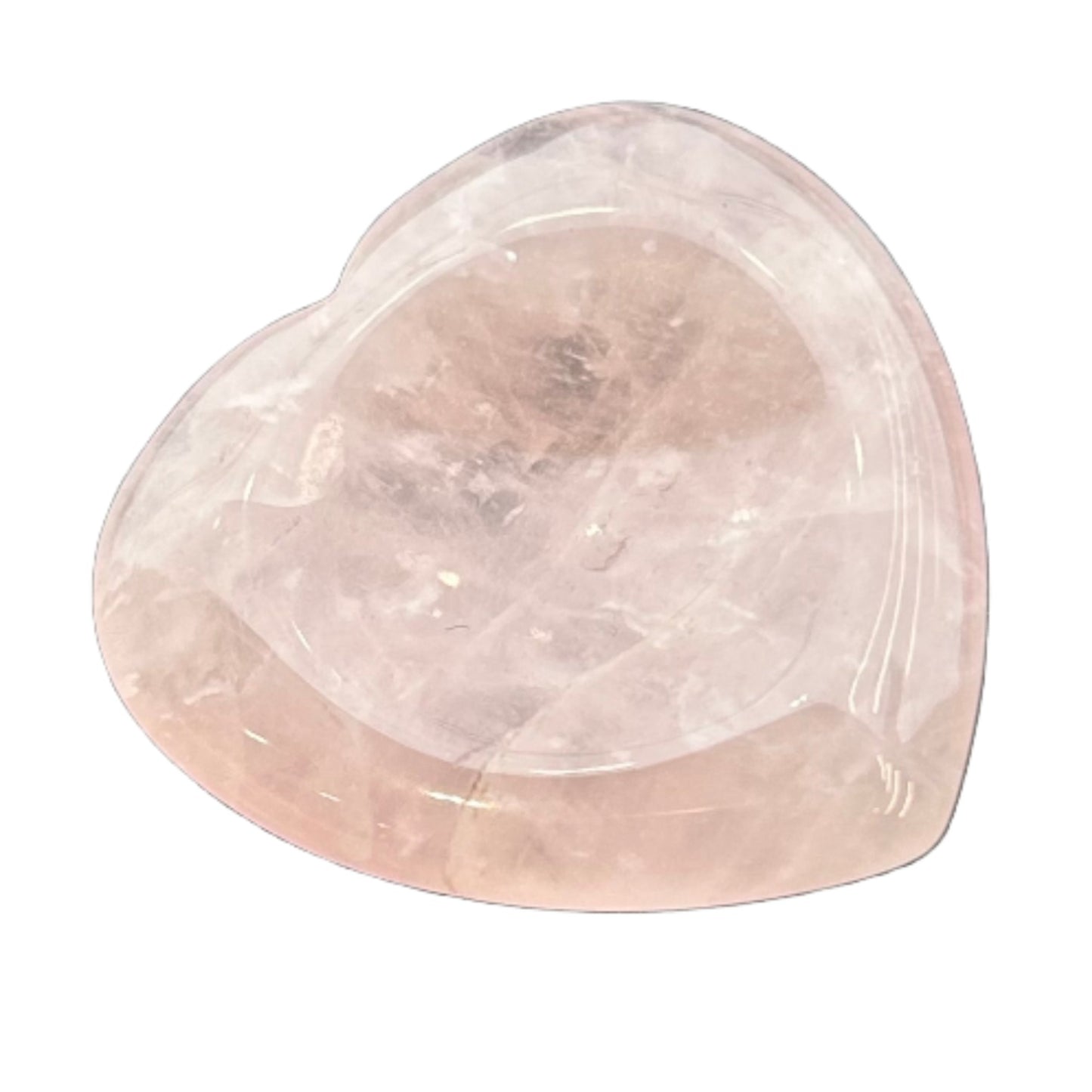Rose Quartz Heart Worry Stone