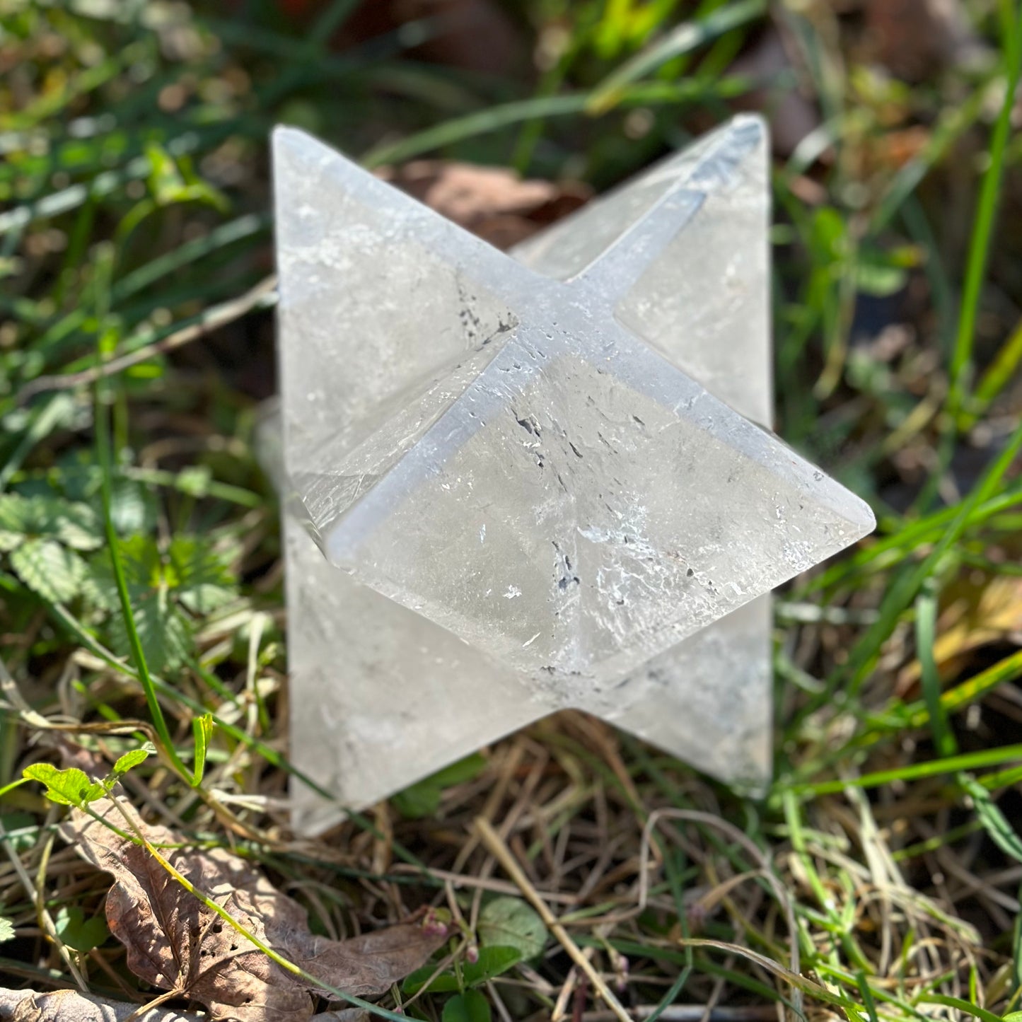 Clear Quartz Merkaba 544g