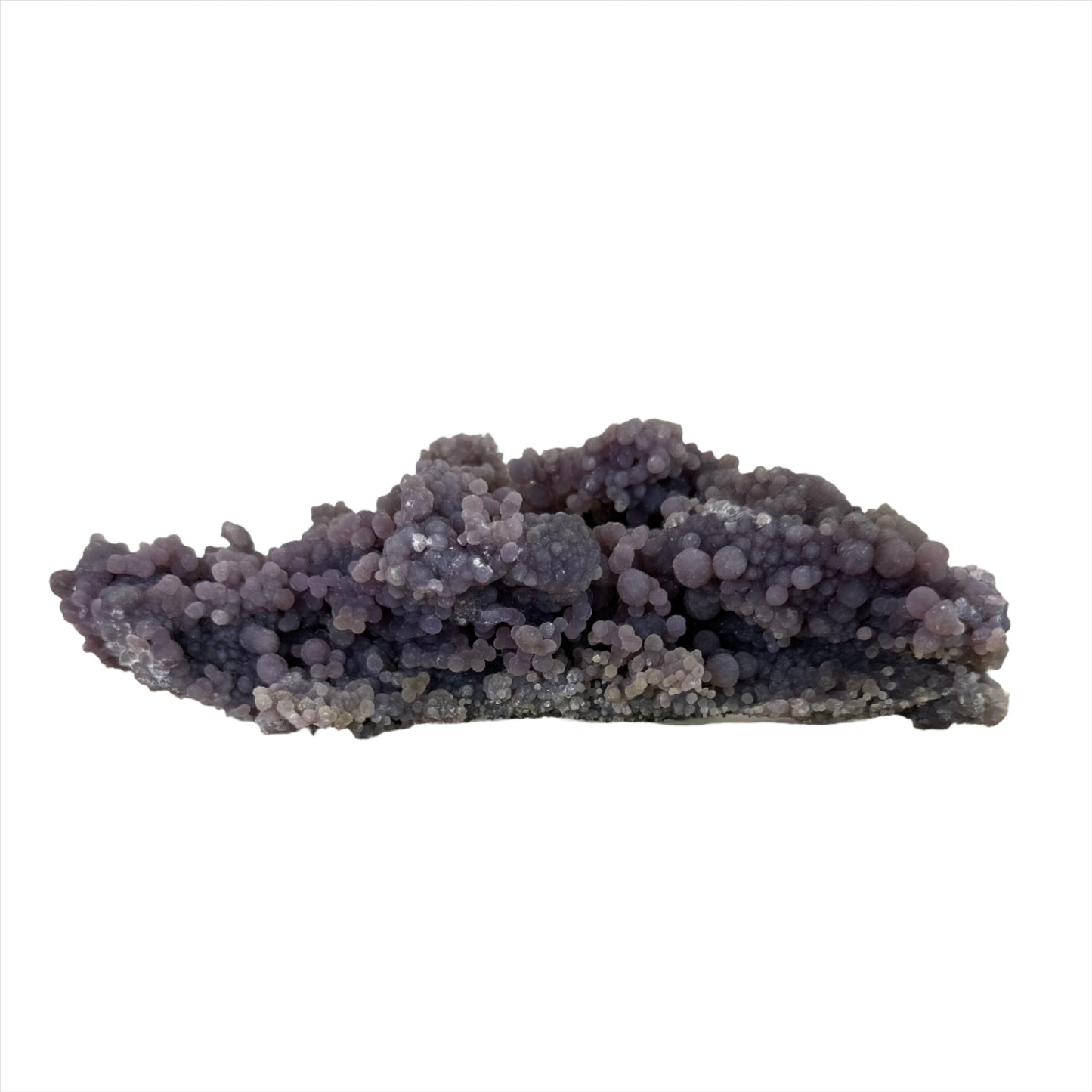 Grape Agate Free Form stone, 510g, known for healing properties, inner strength, and stress relief, ideal for meditation.