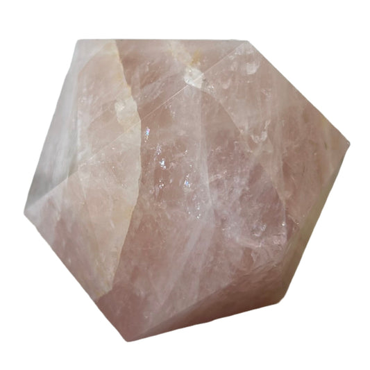 Rose Quartz Geometric Free Form 341g