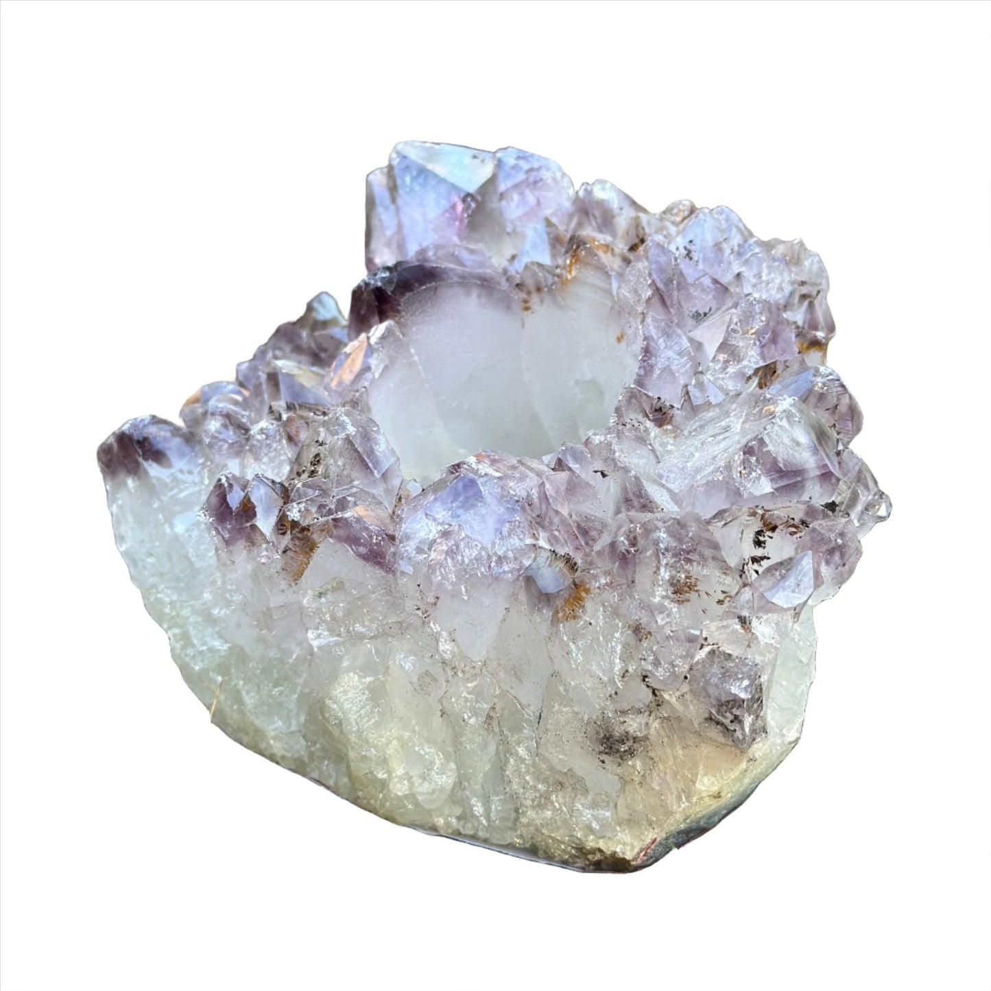 Amethyst Druze Candle Holder