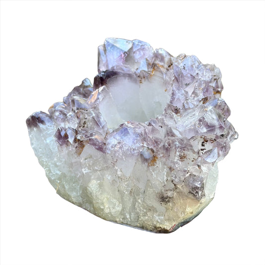 Amethyst Druze Candle Holder