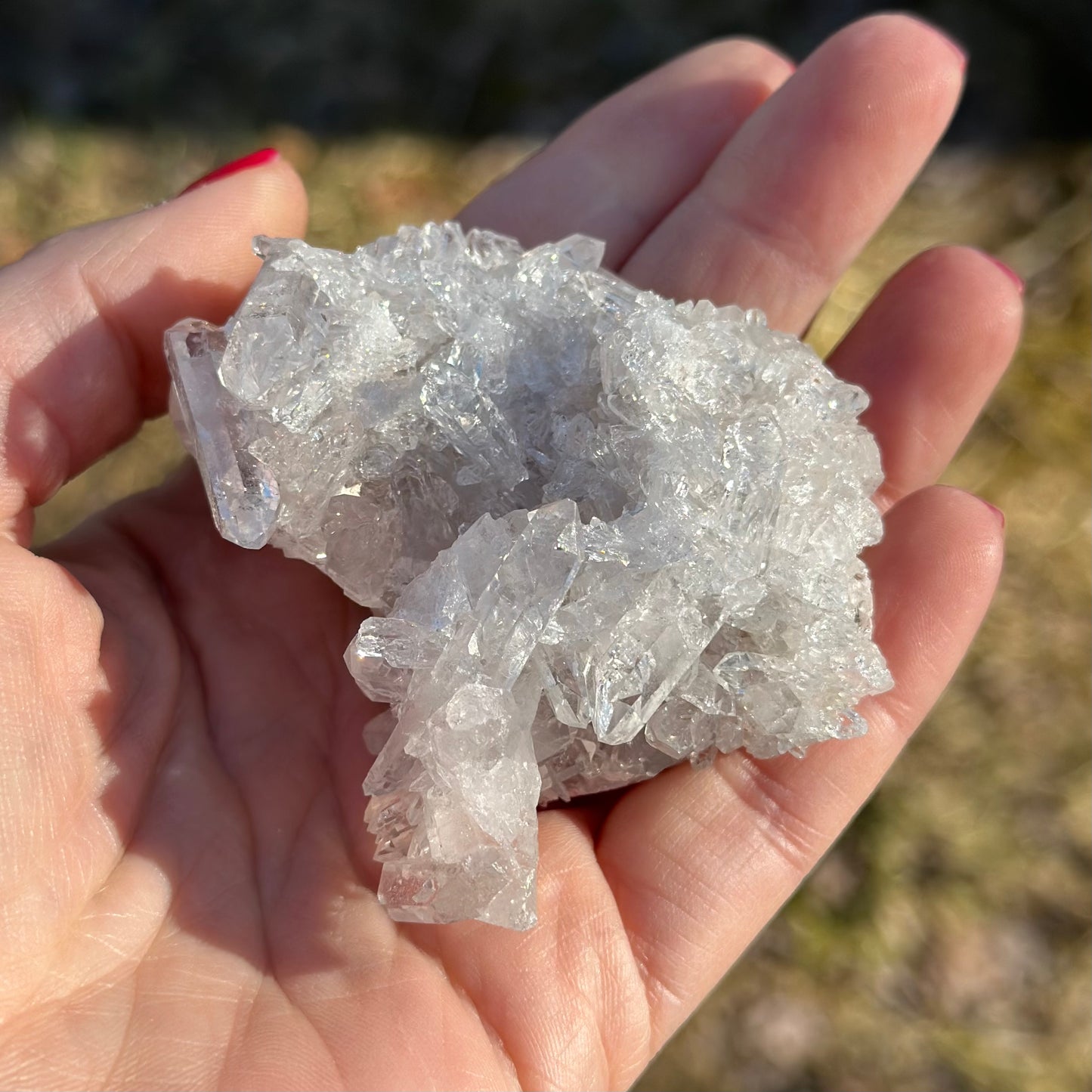 Clear Quartz Cluster 110g
