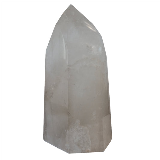 Smoky Quartz Tower, 1594g, grounding stone, purifies negative energies, promotes well-being and stability.