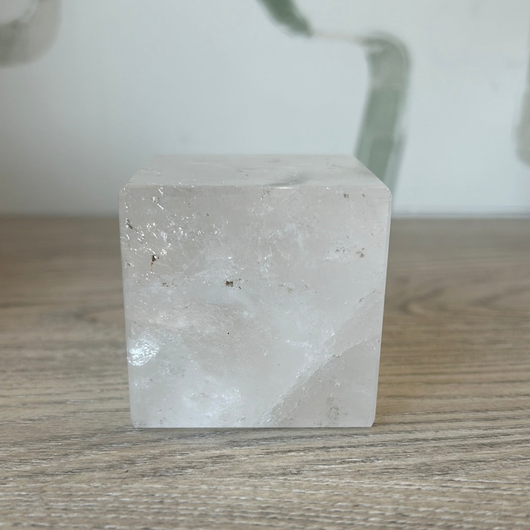 Clear Quartz Cube 365g