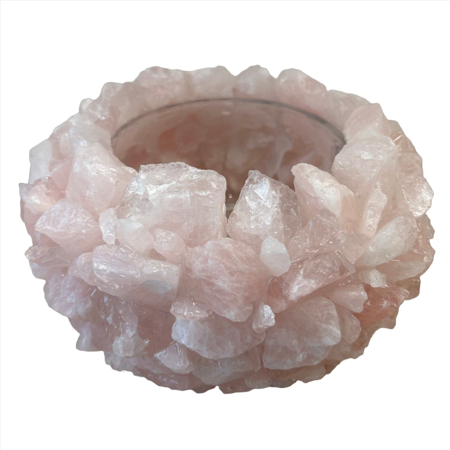 Natural Rose Gemstone Vase