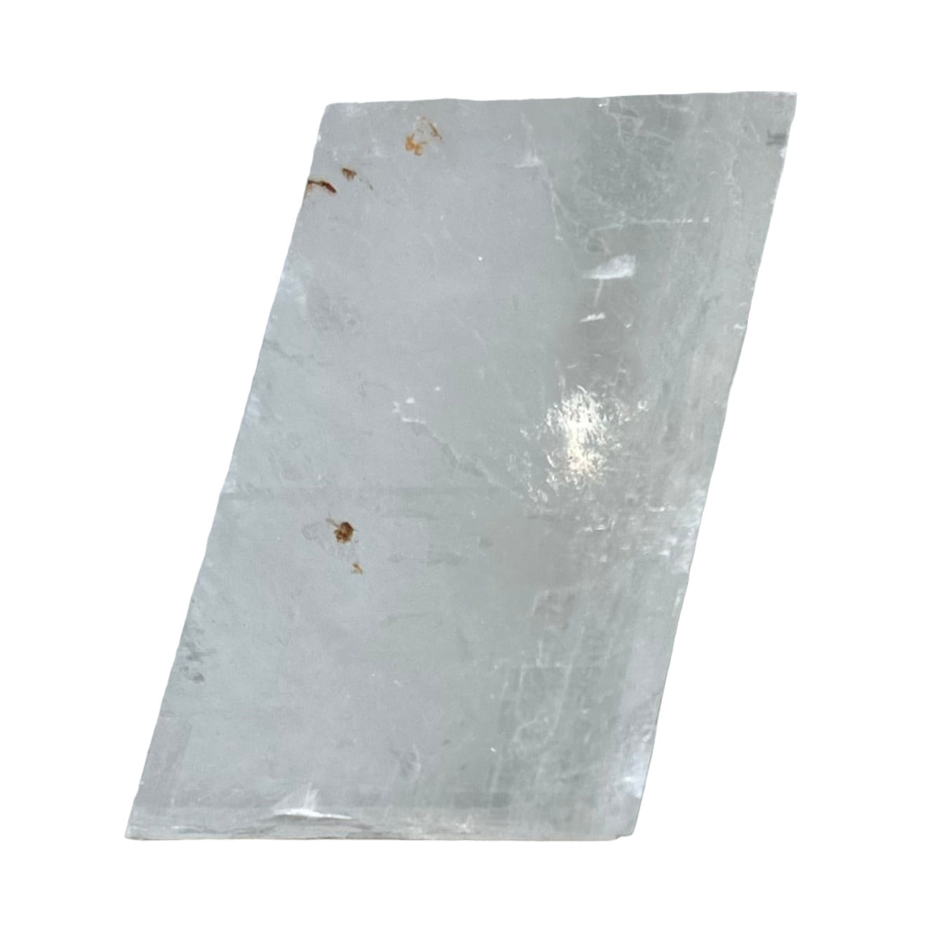 Raw Optical Calcite Iceland Spar crystal, weighing 186g, known for its healing properties and spiritual connection.