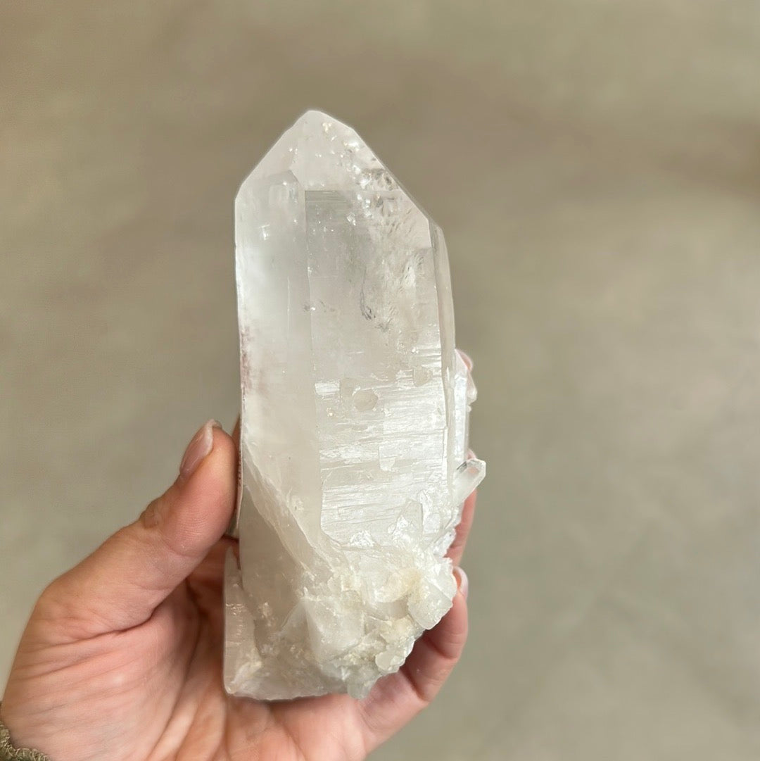 Clear Quartz Cluster Point 445g