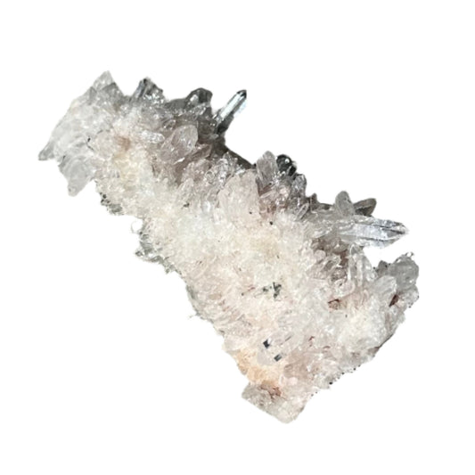 Pink Lemurian Quartz Cluster 62g