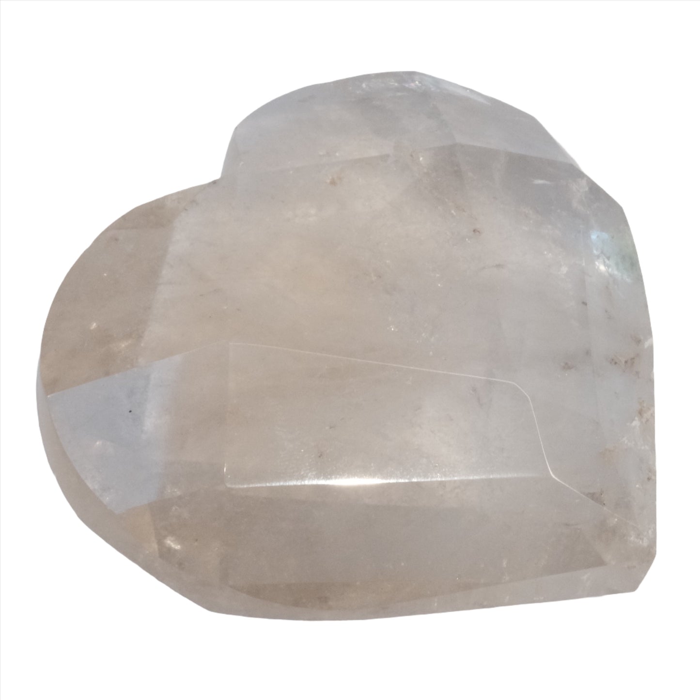 Smoky Quartz Faceted Heart 274g