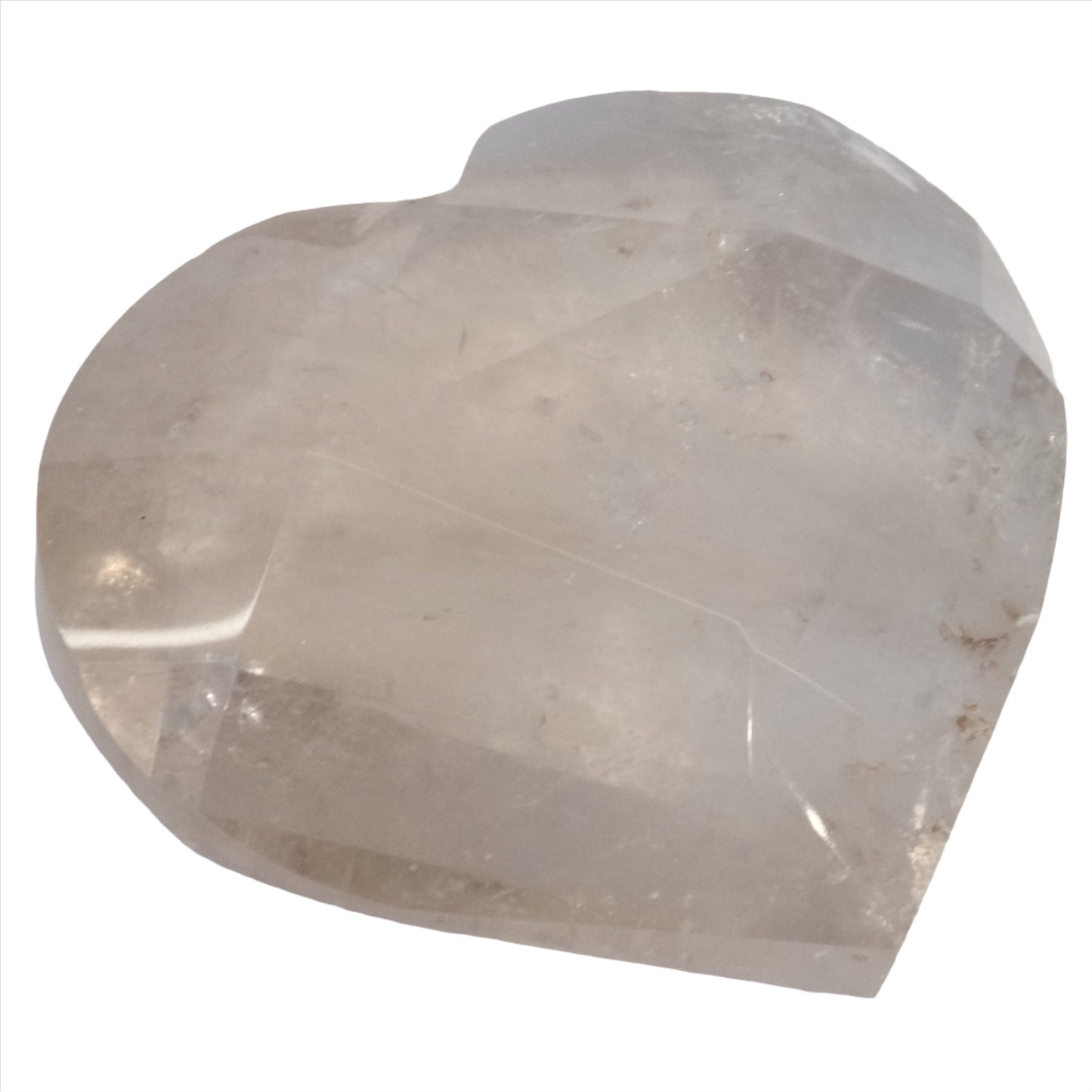 Smoky Quartz Faceted Heart 274g