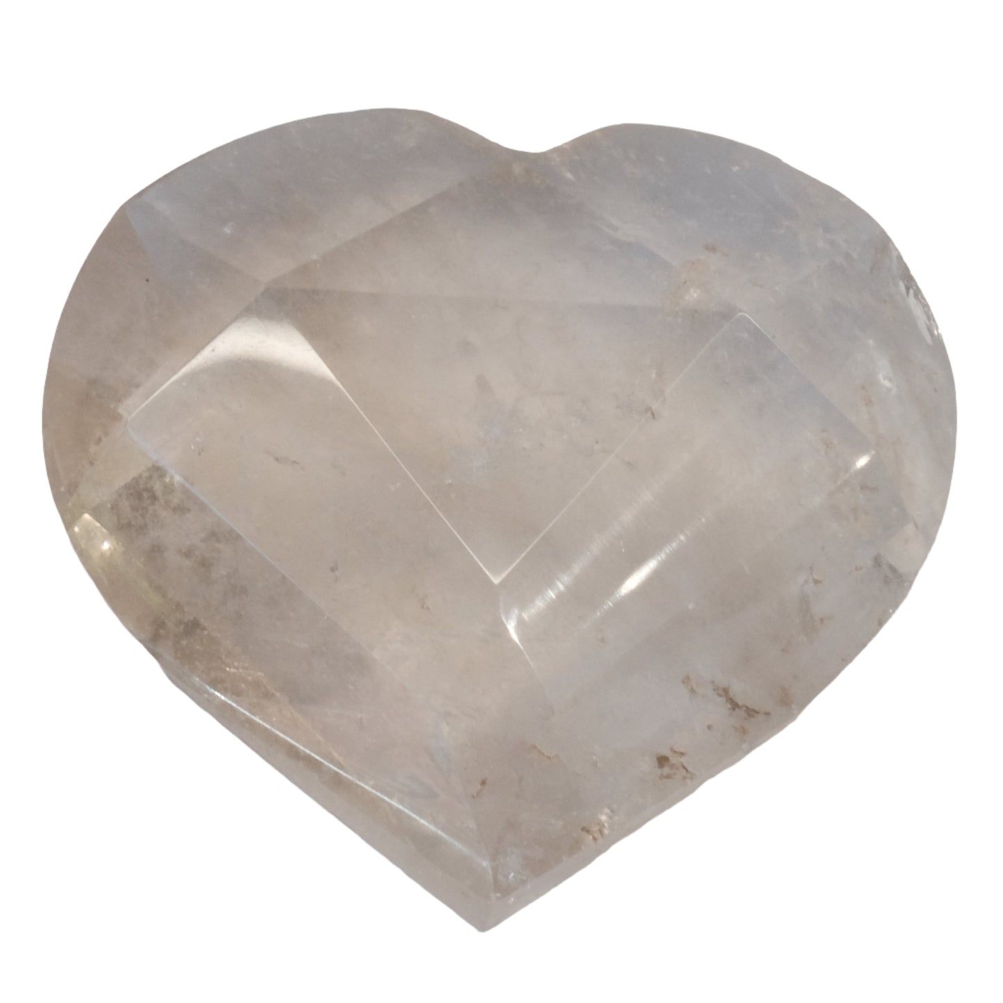 Smoky Quartz Faceted Heart 274g