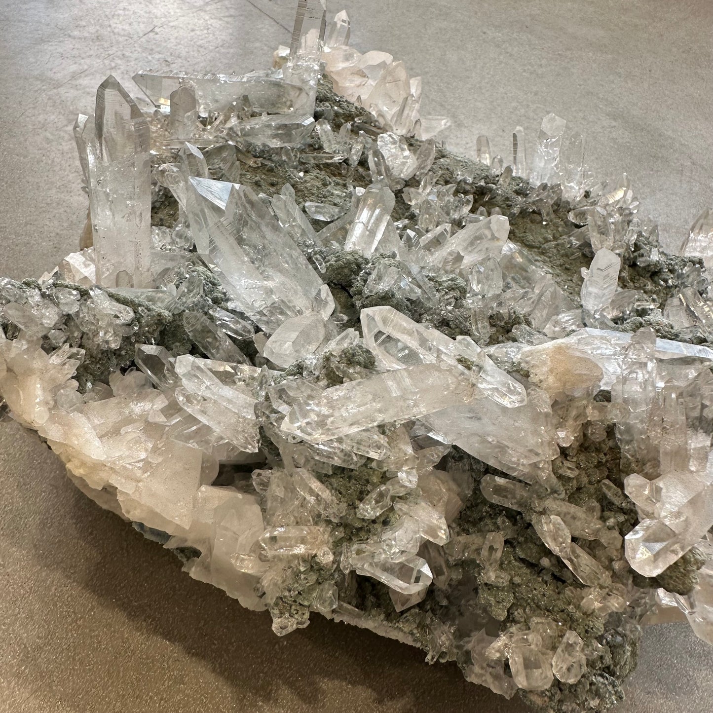 Lemurian Quartz Cluster