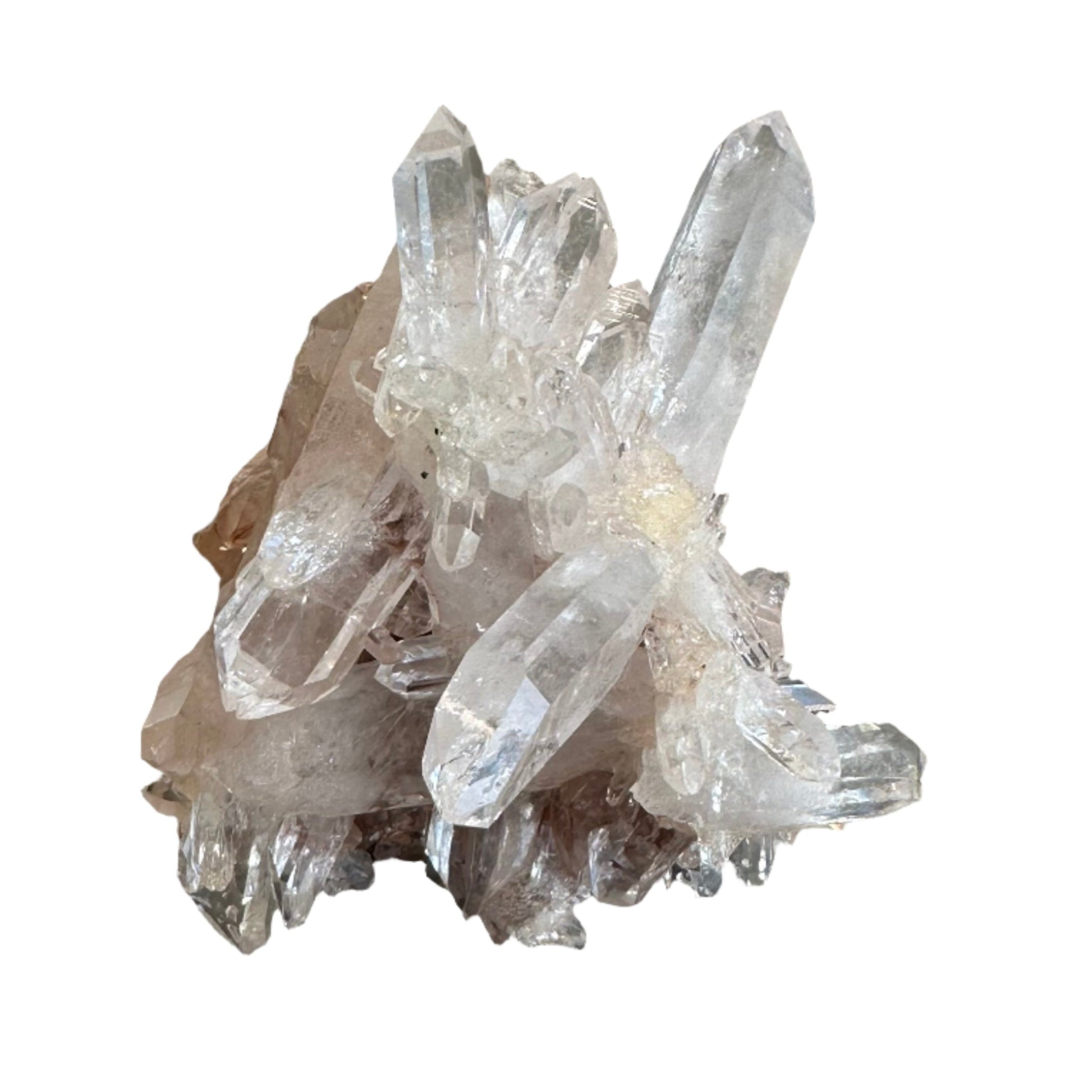 Pink Lemurian Quartz Cluster 189g
