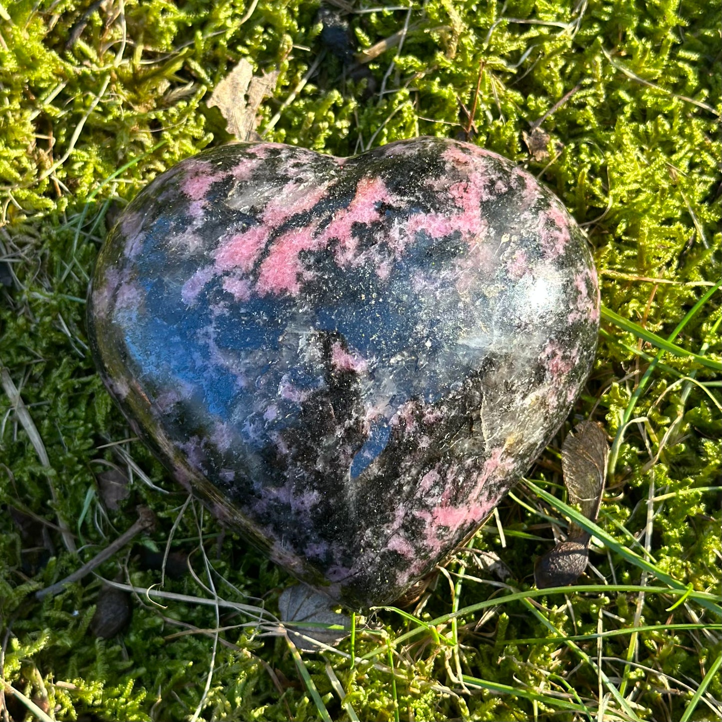 Rhodonite Heart 464g