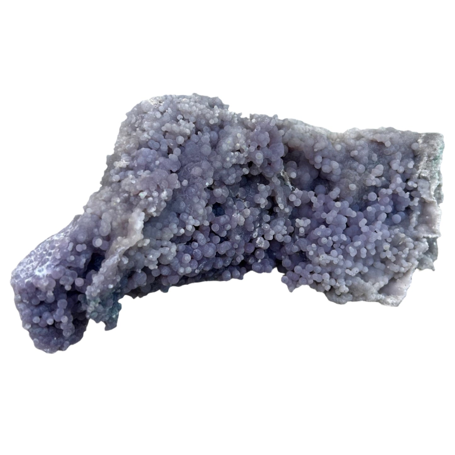 Grape Agate Free Form gemstone, 759g, known for healing and meditation benefits including stress relief and inner strength enhancement.