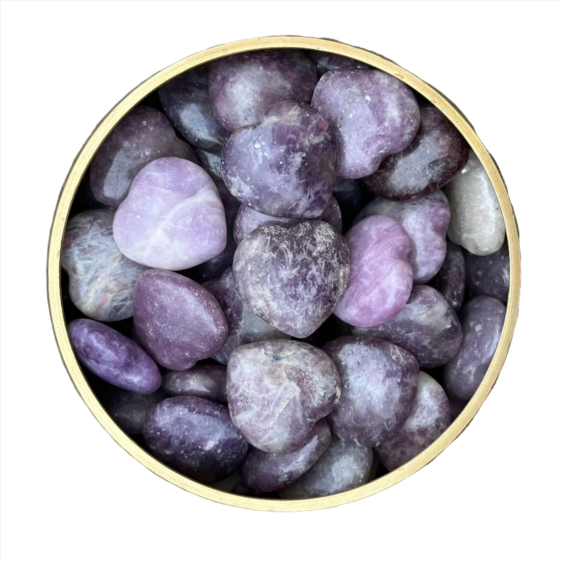 Lepidolite Heart 25MM