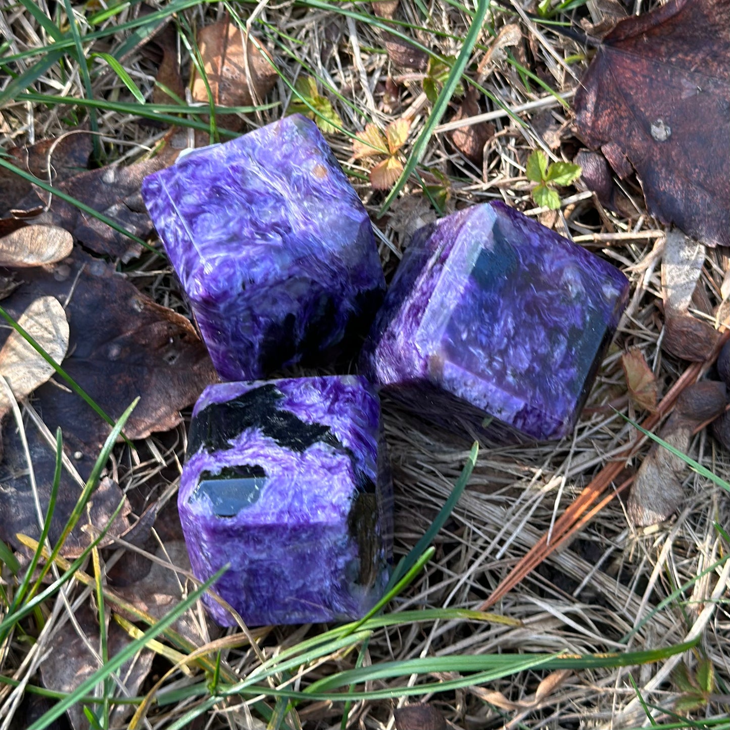 Charoite Cube