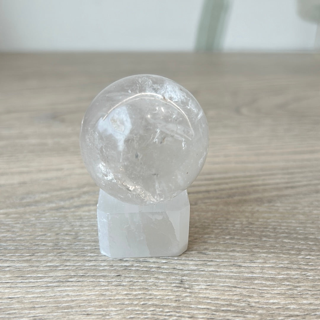 Clear Quartz Sphere 76g