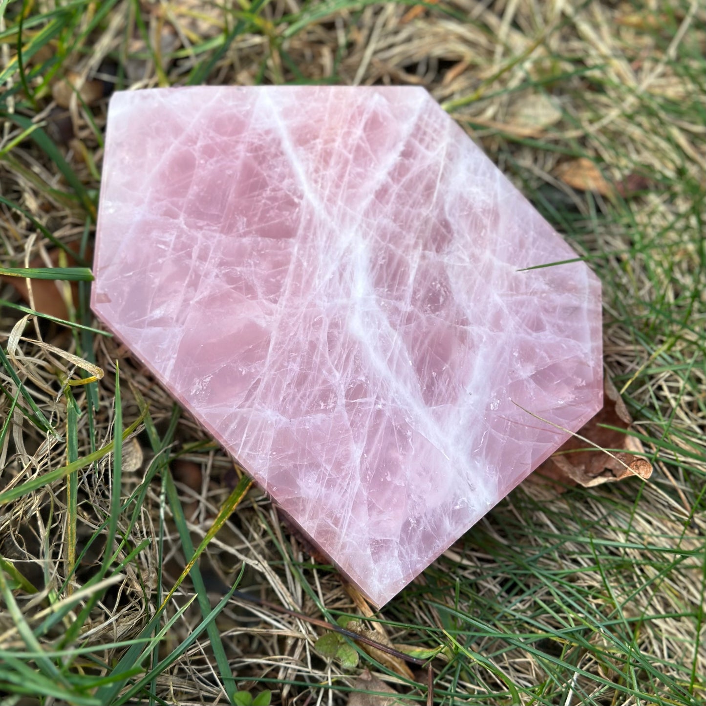 Rose Quartz Slab Free Form