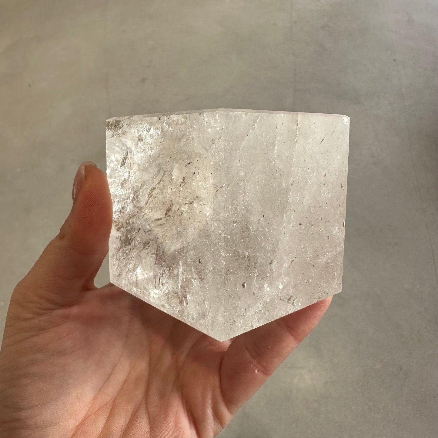 Clear Quartz Cube 491g