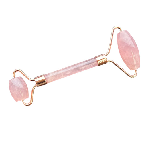 Rose Quartz Double Part Massage Roller