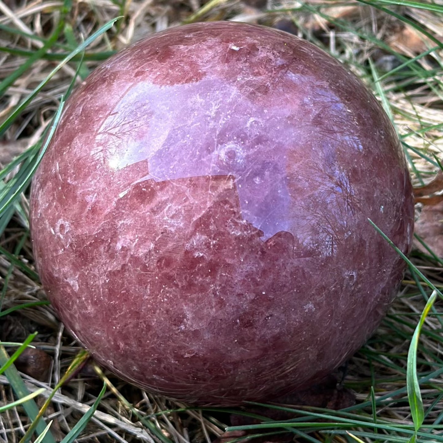 Strawberry Quartz Sphere