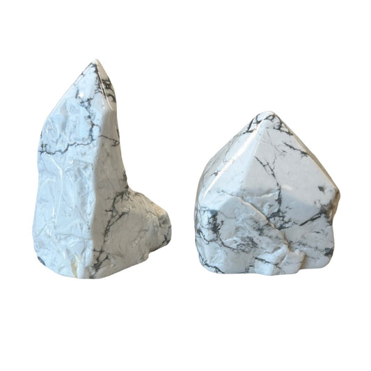 Howlite Polished Top Point
