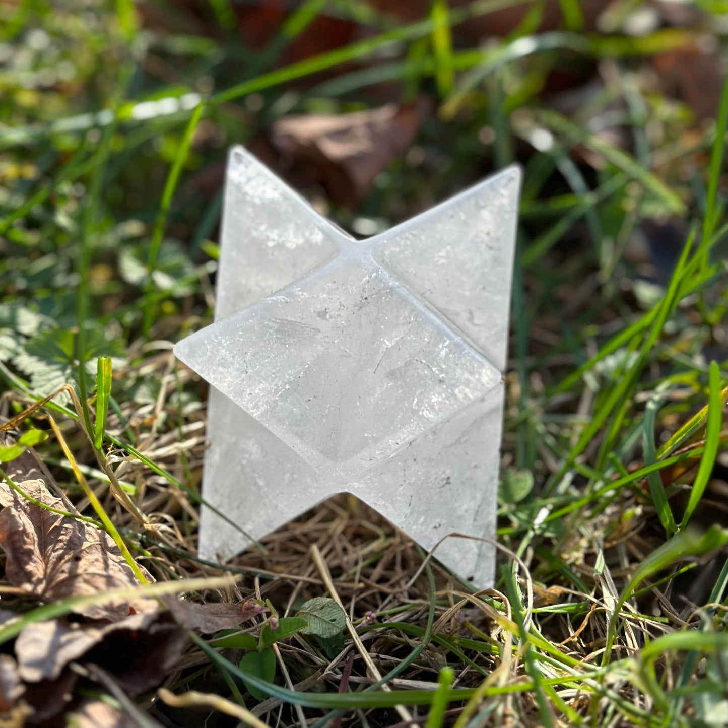 Clear Quartz Merkaba 273g