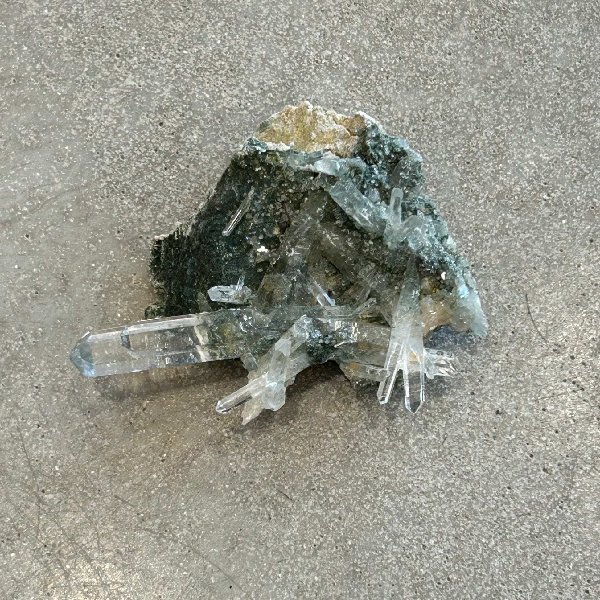 Pink Lemurian Quartz Cluster 29g