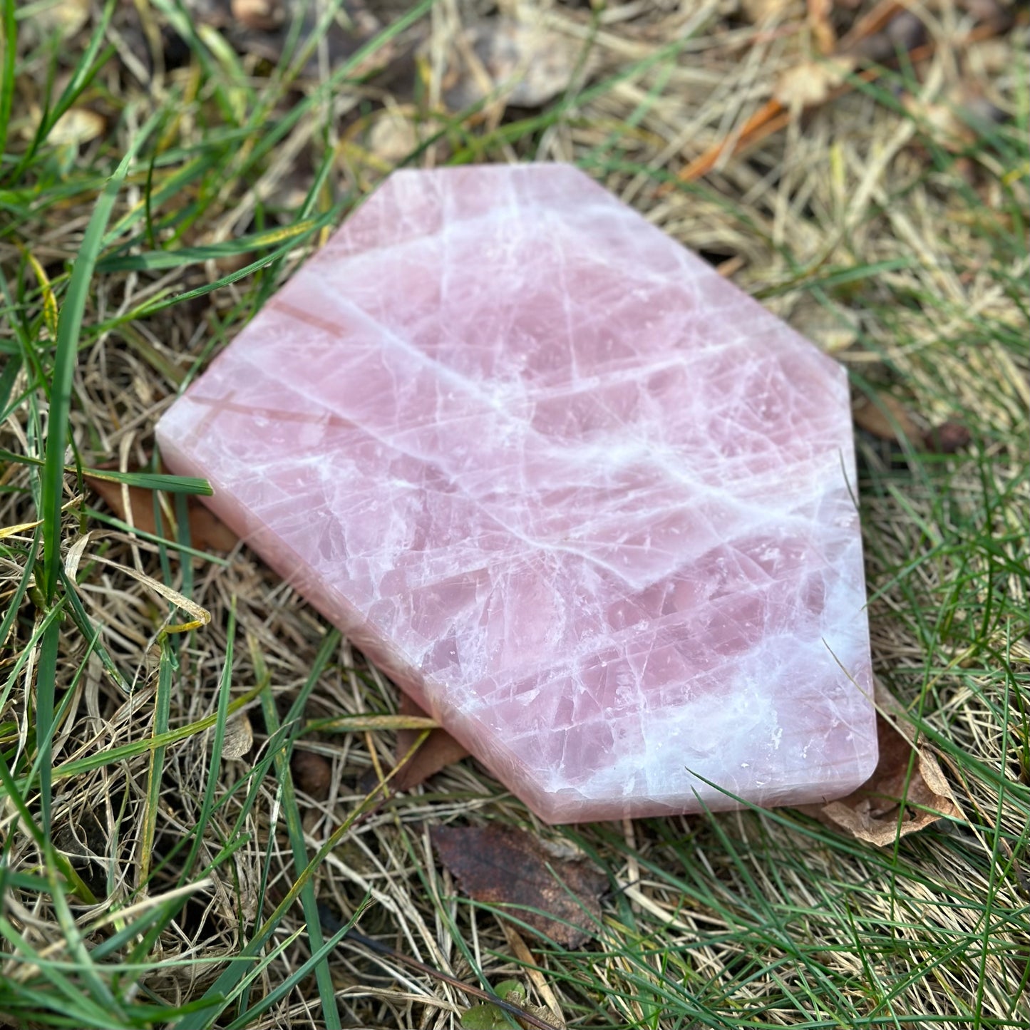 Rose Quartz Slab Free Form
