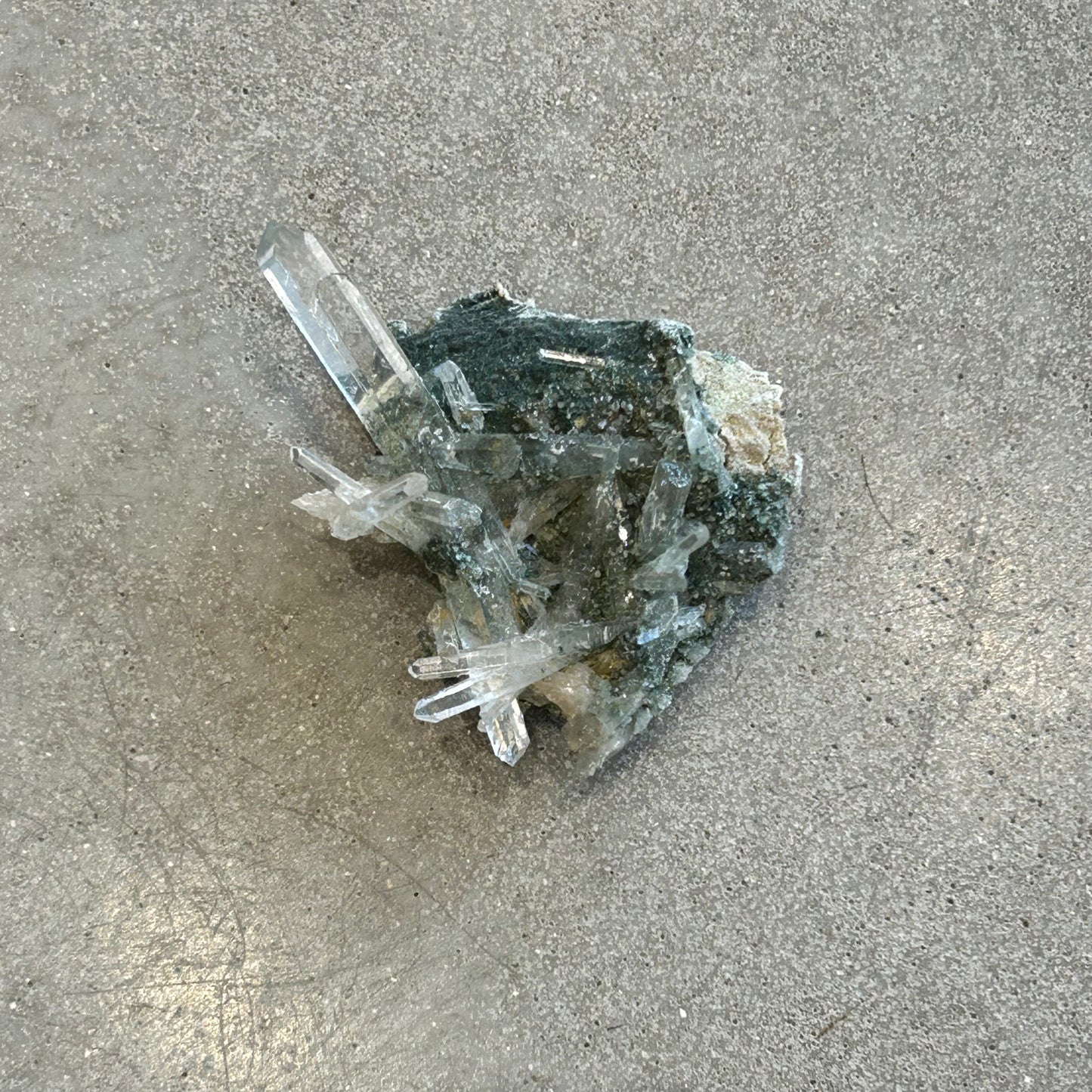 Pink Lemurian Quartz Cluster 29g