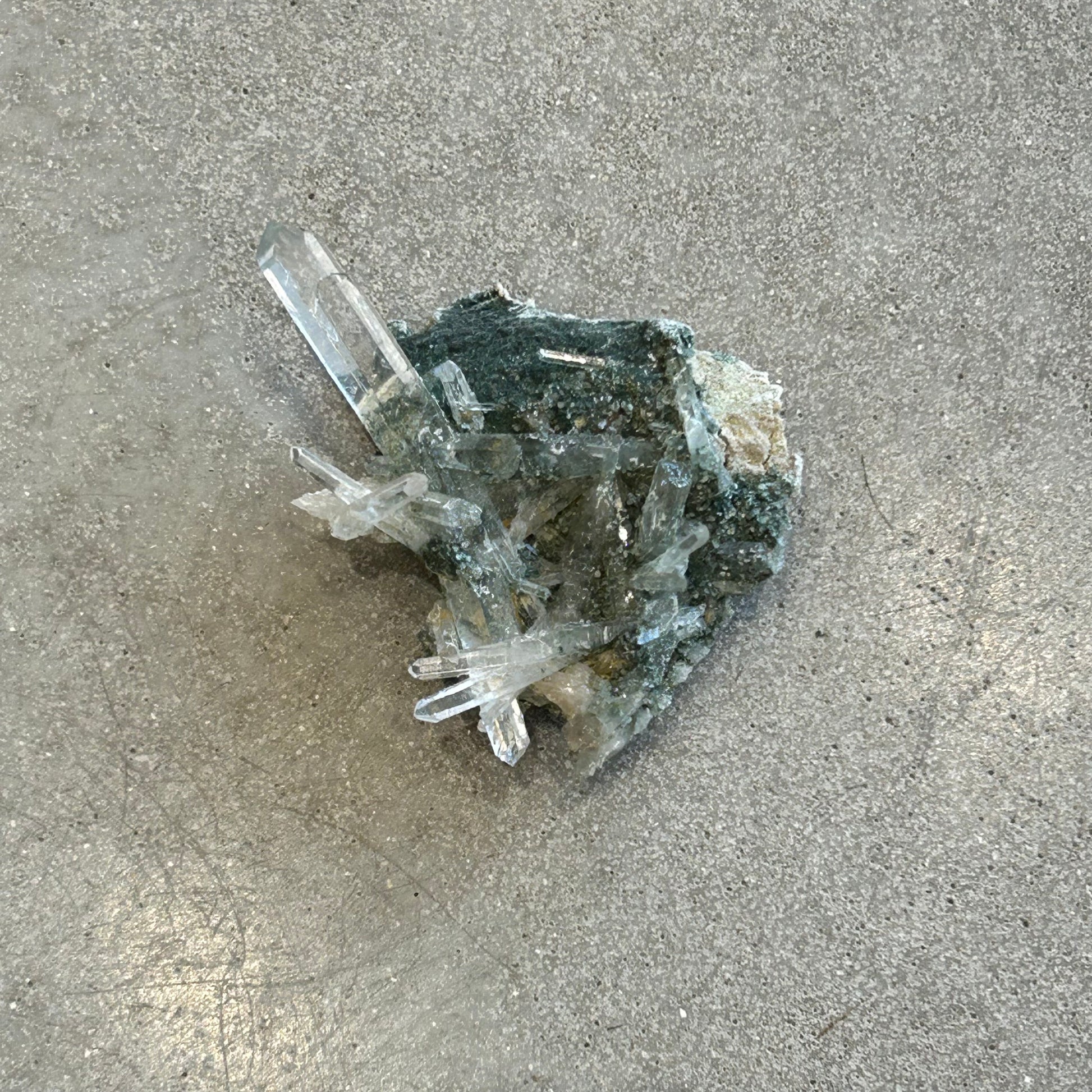 Pink Lemurian Quartz Cluster 29g