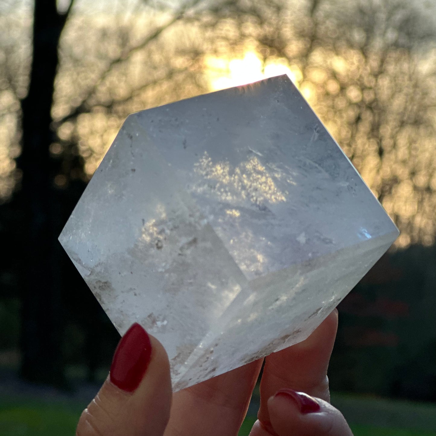 Clear Quartz Cube 291g