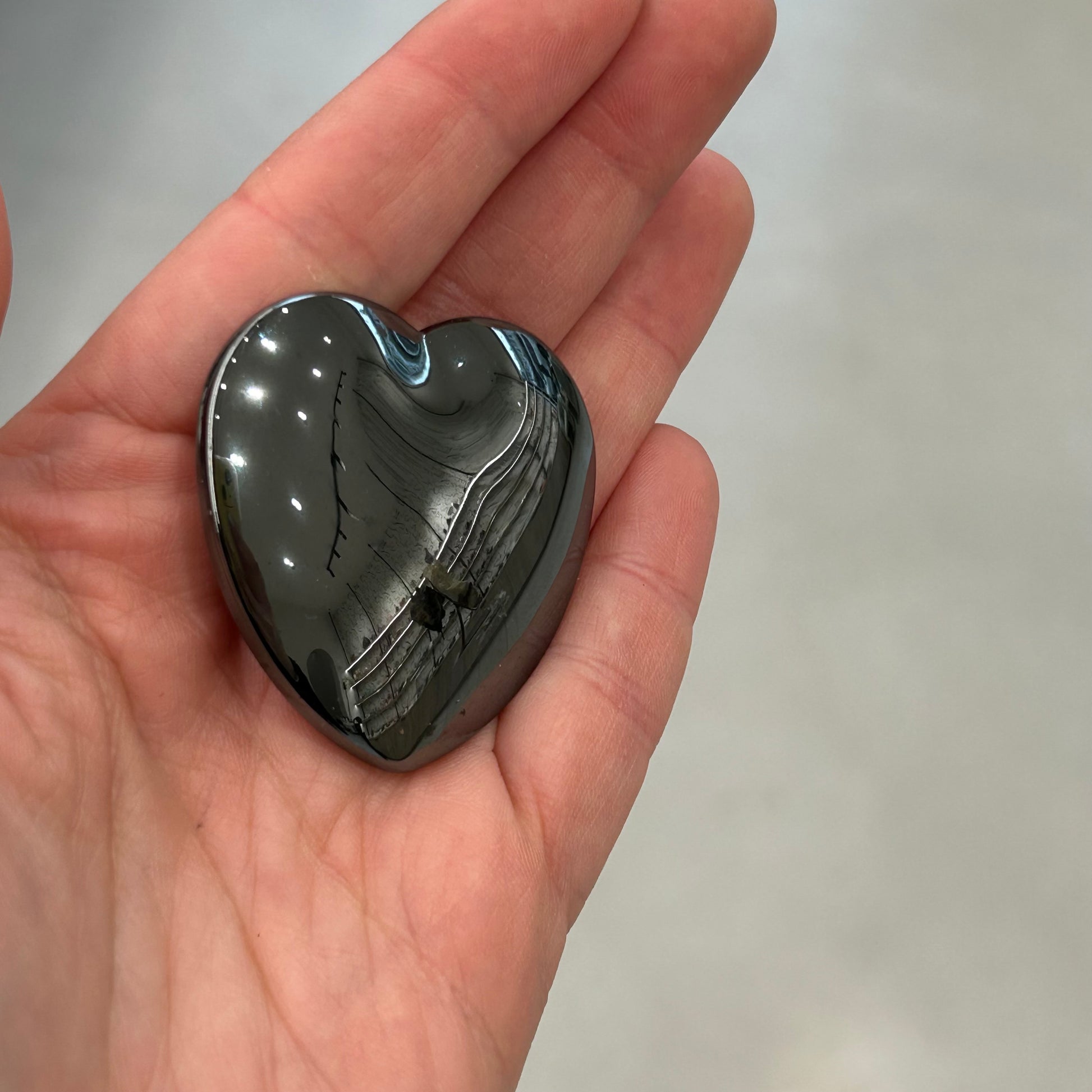 Hematite Heart